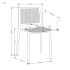 K514 Krzesło Biały Halmar