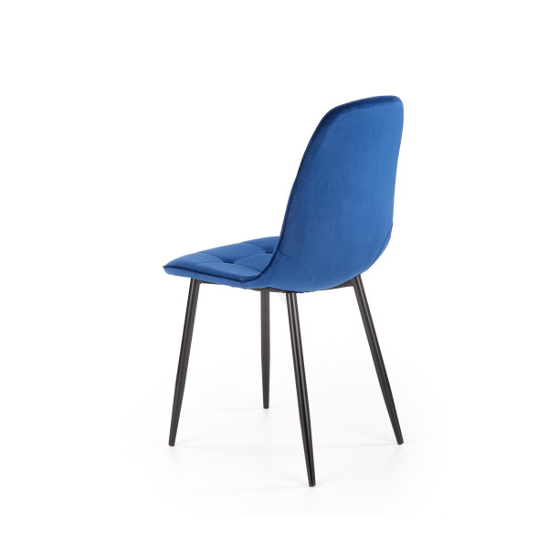 K417 Krzesło Granatowy Velvet Halmar