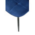 K417 Krzesło Granatowy Velvet Halmar