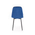 K417 Krzesło Granatowy Velvet Halmar