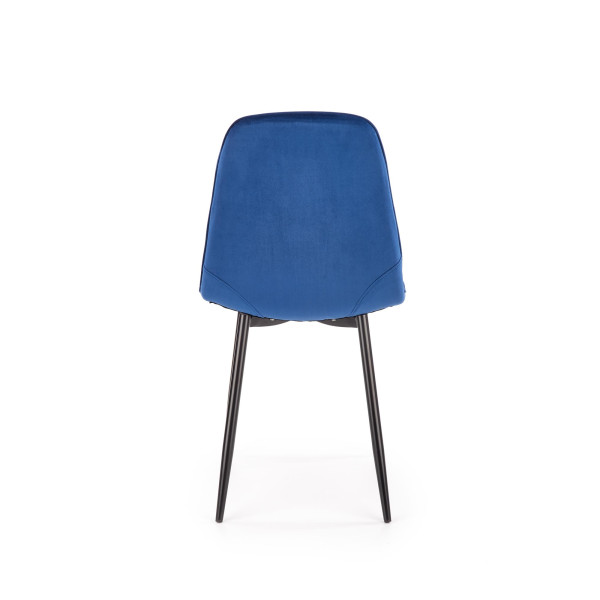 K417 Krzesło Granatowy Velvet Halmar