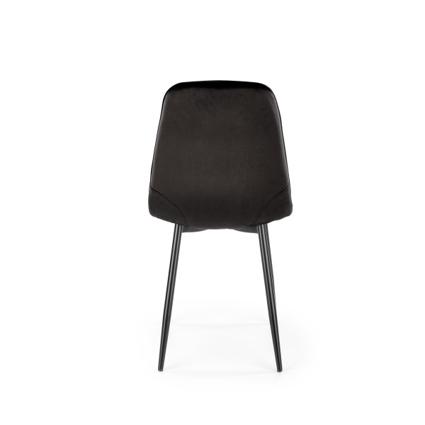 K417 Krzesło Czarny Velvet Halmar