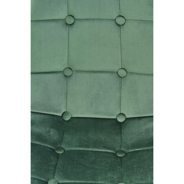 K417 Krzesło Ciemny Zielony Velvet Halmar
