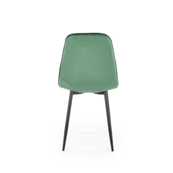 K417 Krzesło Ciemny Zielony Velvet Halmar