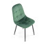 K417 Krzesło Ciemny Zielony Velvet Halmar
