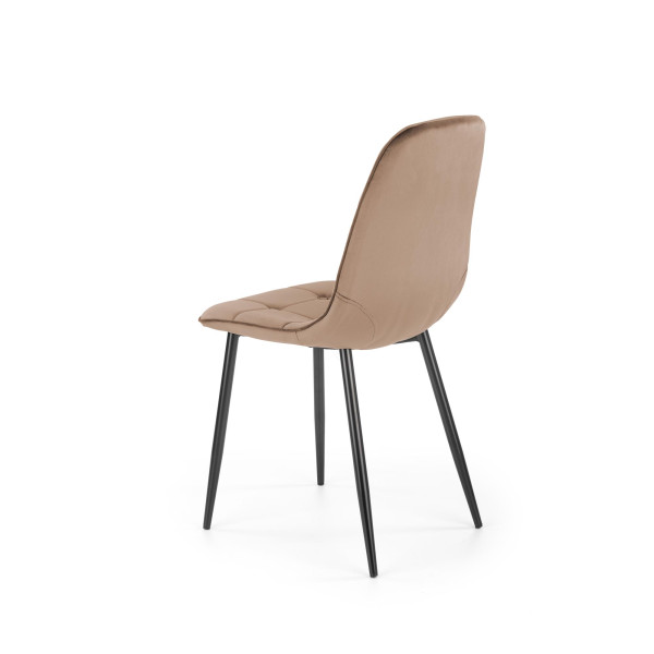 K417 Krzesło Beżowy Velvet Halmar