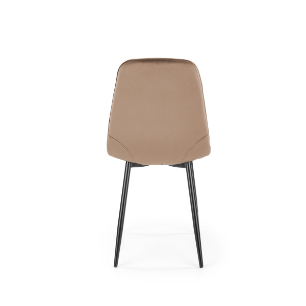 K417 Krzesło Beżowy Velvet Halmar