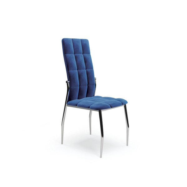 K416 Krzesło Granatowy Velvet Halmar