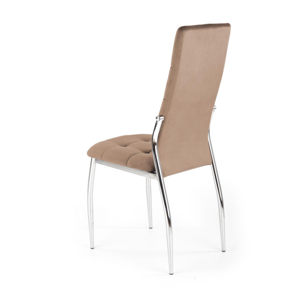 K416 Krzesło Beżowy Velvet Halmar