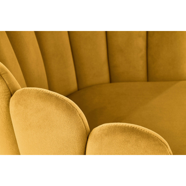 K410 Krzesło Musztardowy Velvet Halmar