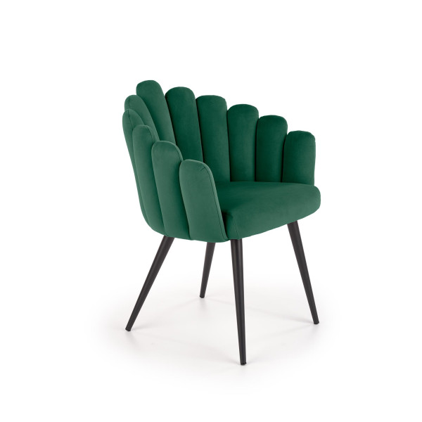 K410 Krzesło C. Zielony Velvet Halmar