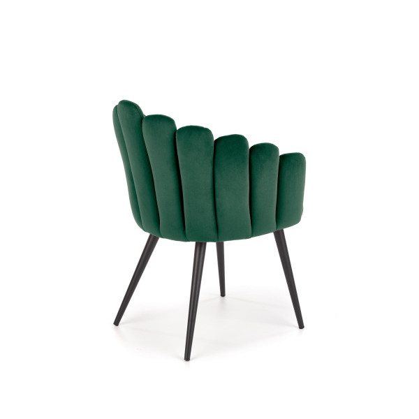 K410 Krzesło C. Zielony Velvet Halmar