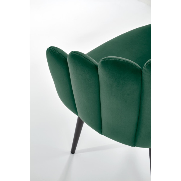 K410 Krzesło C. Zielony Velvet Halmar