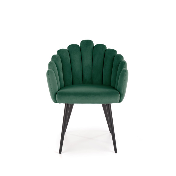 K410 Krzesło C. Zielony Velvet Halmar