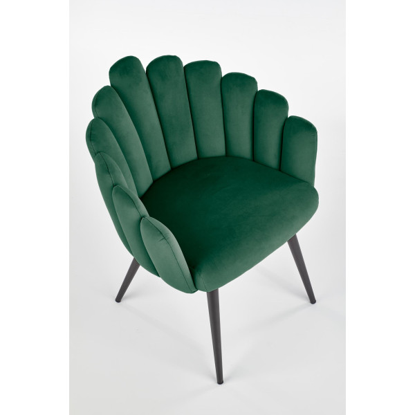 K410 Krzesło C. Zielony Velvet Halmar