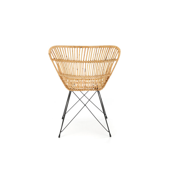 K335 Krzesło Rattan Naturalny Halmar