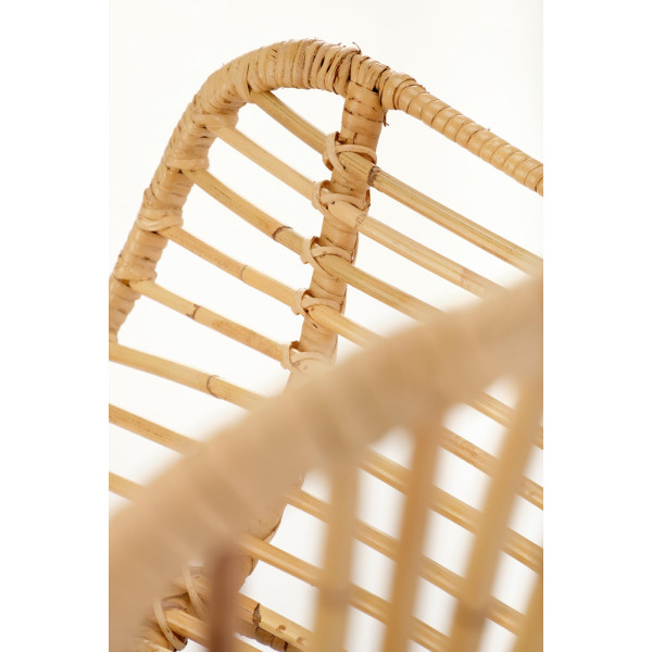 K335 Krzesło Rattan Naturalny Halmar