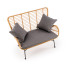 Ikaro Xl Sofa Naturalny-Popiel Halmar