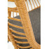 Ikaro Fotel Czarny / Naturalny / Popielaty Halmar