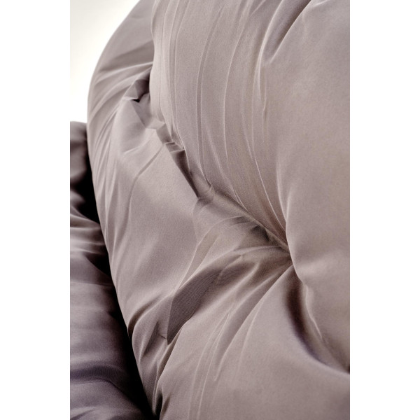 Hudson, Zestaw Ogrodowy ( Sofa, Fotel 2X, Ława ), Popielaty / Brązowy Halmar