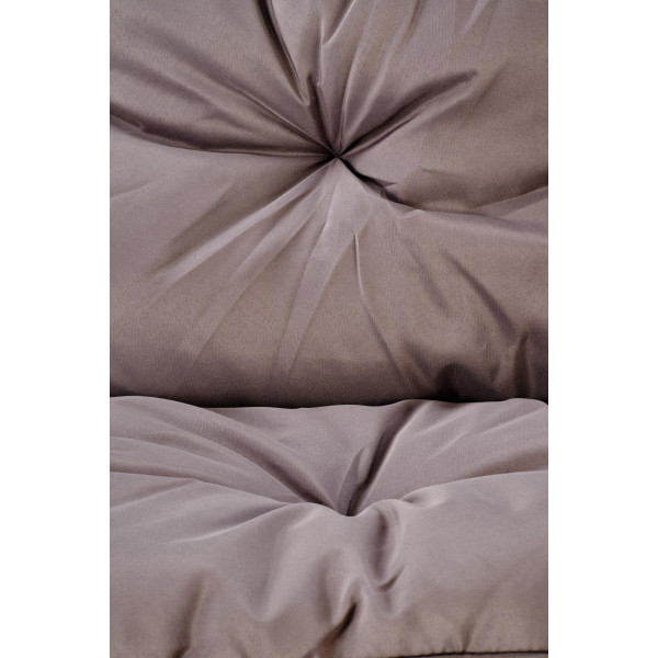 Hudson, Zestaw Ogrodowy ( Sofa, Fotel 2X, Ława ), Popielaty / Brązowy Halmar