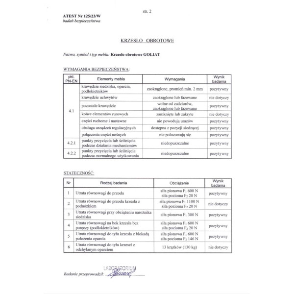 Goliat Fotel Gabinetowy Czarny Halmar