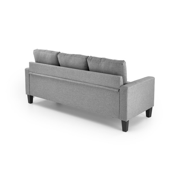 Gerson Sofa Z Podnóżkiem Popielaty Halmar