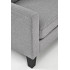 Gerson Sofa Z Podnóżkiem Popielaty Halmar