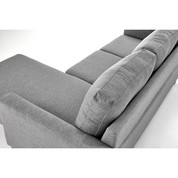 Gerson Sofa Z Podnóżkiem Popielaty Halmar