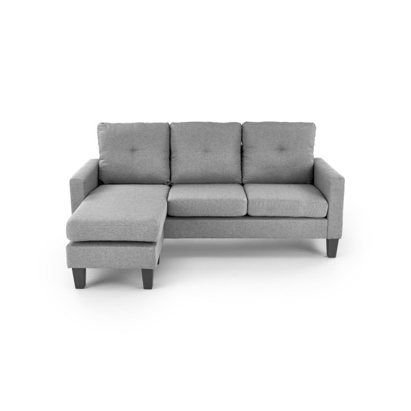 Gerson Sofa Z Podnóżkiem Popielaty Halmar