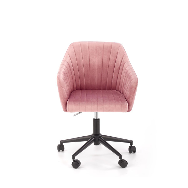 Fresco Fotel Młodzieżowy Różowy Velvet Halmar