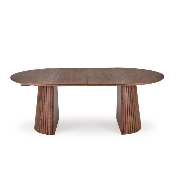 Fargo Stół Rozkładany, Blat - Orzechowy, Nogi - Orzechowy Halmar