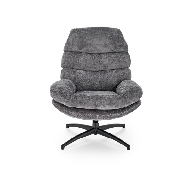 Dario Fotel Wypoczynkowy Z Podnóżkiem Oraz Z Funkcją Kołyski, Popielaty Halmar