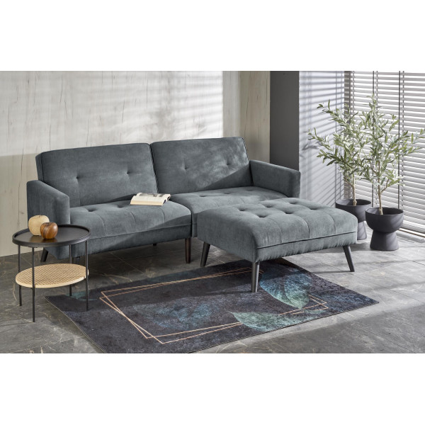 Cornelius Sofa Rozkładana Z Funkcją Narożnika Popiel Halmar