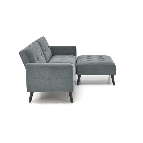 Cornelius Sofa Rozkładana Z Funkcją Narożnika Popiel Halmar