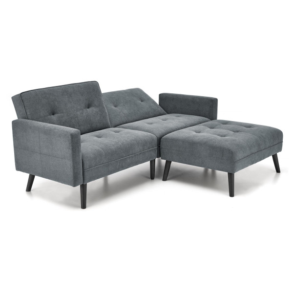 Cornelius Sofa Rozkładana Z Funkcją Narożnika Popiel Halmar