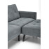 Cornelius Sofa Rozkładana Z Funkcją Narożnika Popiel Halmar