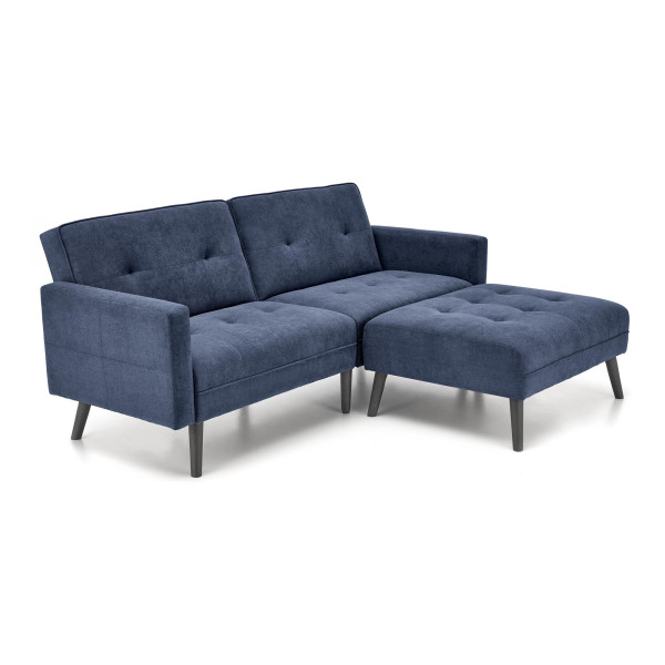 Cornelius Sofa Rozkładana Z Funkcją Narożnika Niebieska Halmar