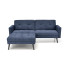 Cornelius Sofa Rozkładana Z Funkcją Narożnika Niebieska Halmar
