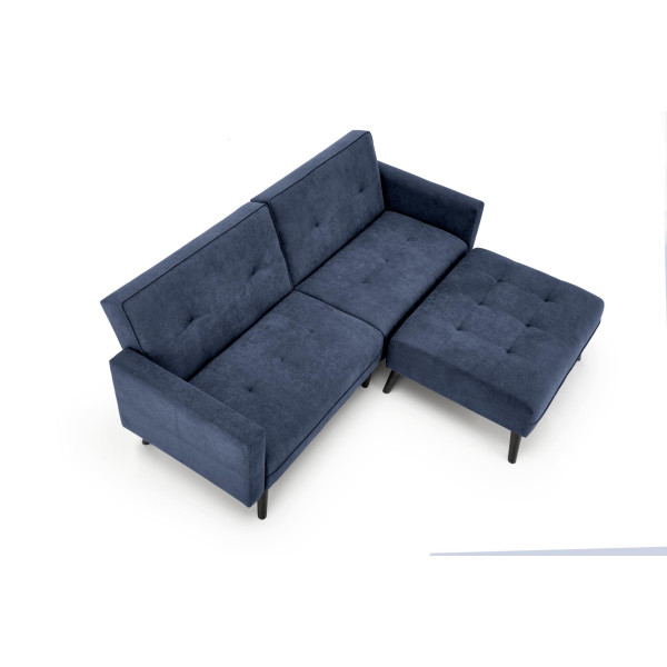 Cornelius Sofa Rozkładana Z Funkcją Narożnika Niebieska Halmar