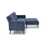 Cornelius Sofa Rozkładana Z Funkcją Narożnika Niebieska Halmar