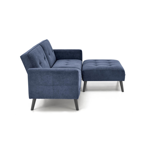 Cornelius Sofa Rozkładana Z Funkcją Narożnika Niebieska Halmar