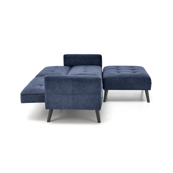 Cornelius Sofa Rozkładana Z Funkcją Narożnika Niebieska Halmar