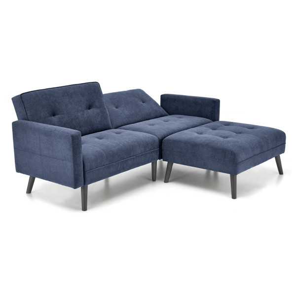 Cornelius Sofa Rozkładana Z Funkcją Narożnika Niebieska Halmar