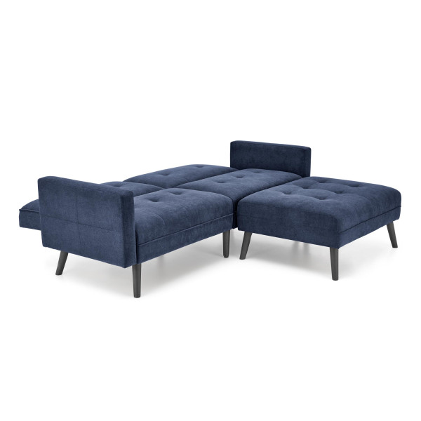 Cornelius Sofa Rozkładana Z Funkcją Narożnika Niebieska Halmar