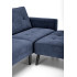 Cornelius Sofa Rozkładana Z Funkcją Narożnika Niebieska Halmar
