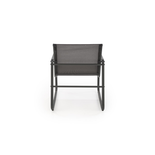 Conor Zestaw Ogrodowy ( Sofa + Fotel 2X + Ława ), Ciemny Popiel / Jasny Popiel Halmar
