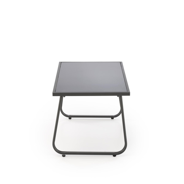 Conor Zestaw Ogrodowy ( Sofa + Fotel 2X + Ława ), Ciemny Popiel / Jasny Popiel Halmar
