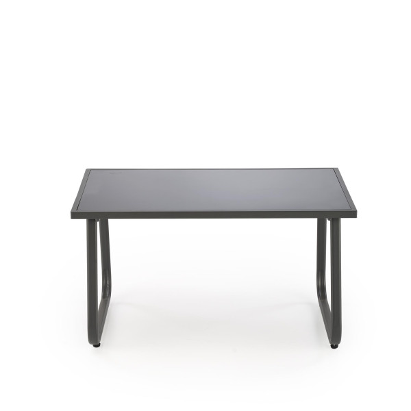 Conor Zestaw Ogrodowy ( Sofa + Fotel 2X + Ława ), Ciemny Popiel / Jasny Popiel Halmar