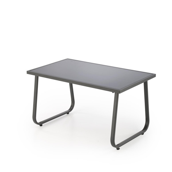 Conor Zestaw Ogrodowy ( Sofa + Fotel 2X + Ława ), Ciemny Popiel / Jasny Popiel Halmar
